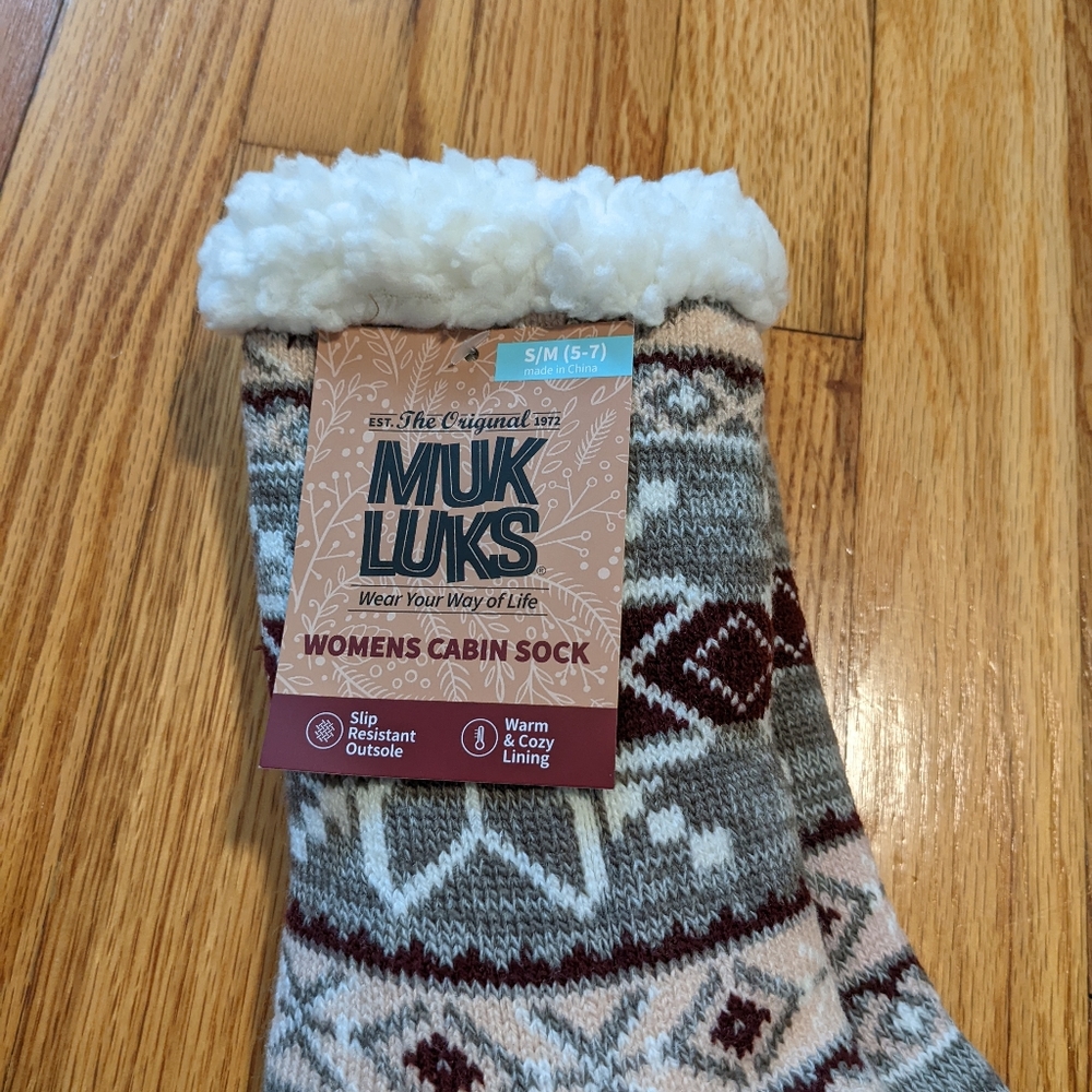 Cozy fuzzy socks
